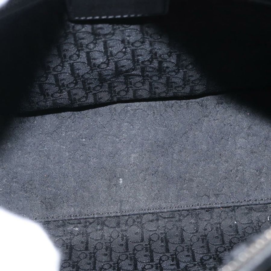 【日本直送】Christian Dior Canage 琺瑯兩用手袋 黑色銀色 正品 BA7509-10