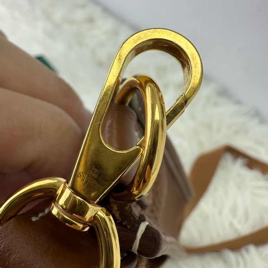 HERMES Mini Evelyne 金棕色金扣 Z Stamp 斜肩包-15