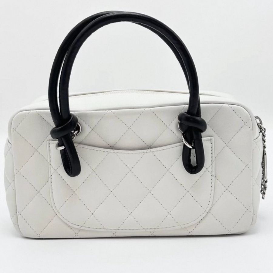 CHANEL 黑白熊貓康鵬mini枕頭包 21*11*9 98新配件保卡塵袋-4