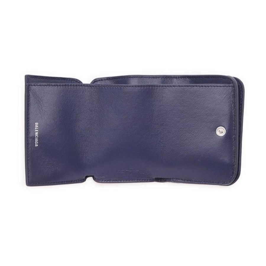 Balenciaga Cash Mini Tri-Fold Wallet Blue - 593813-1IZI3-4691-3