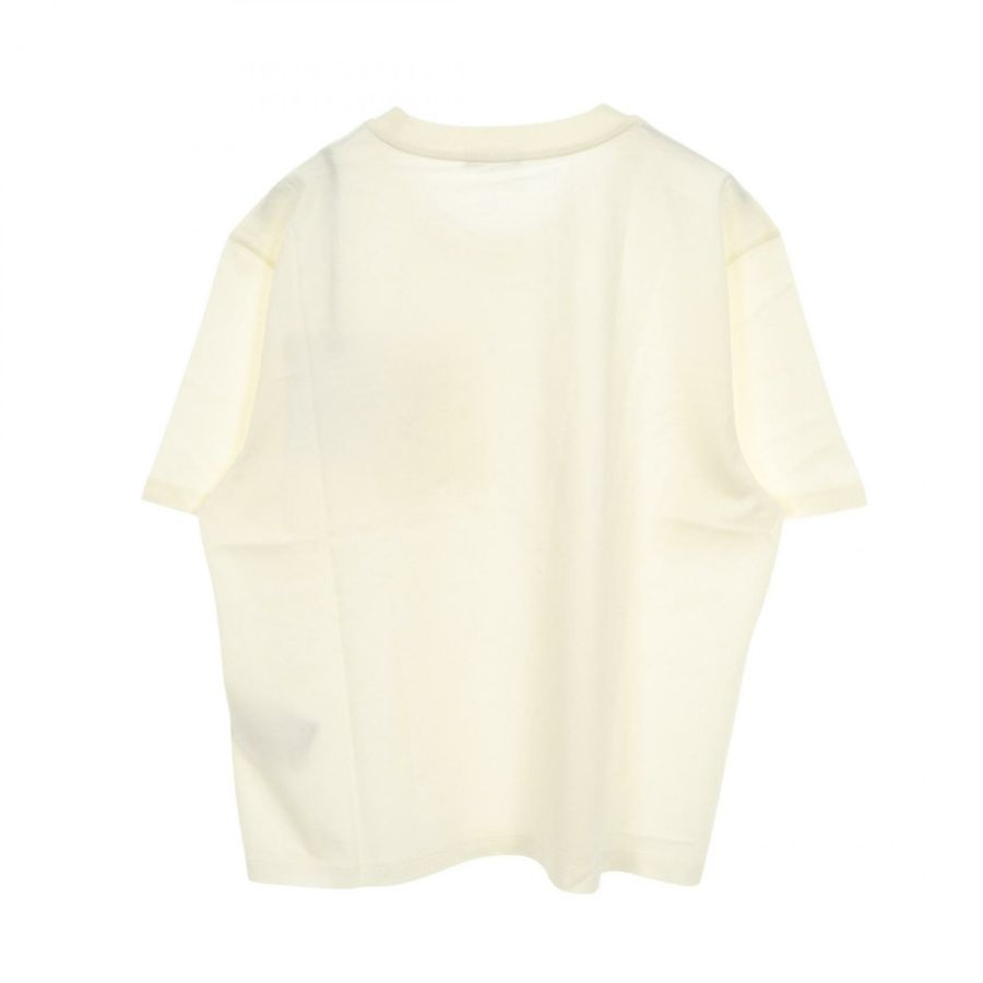 MONCLER 短袖T卹 8C00022 純棉 米色 #S 二手 女款-1