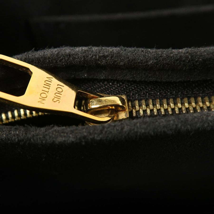 LOUIS VUITTON Monogram Reverse Dauphine MM金扣肩背袋-12