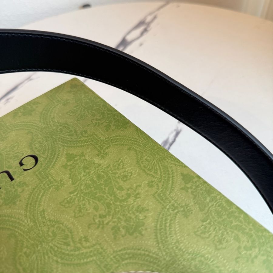 Gucci 雙面用的皮帶 超讚 85公分-7