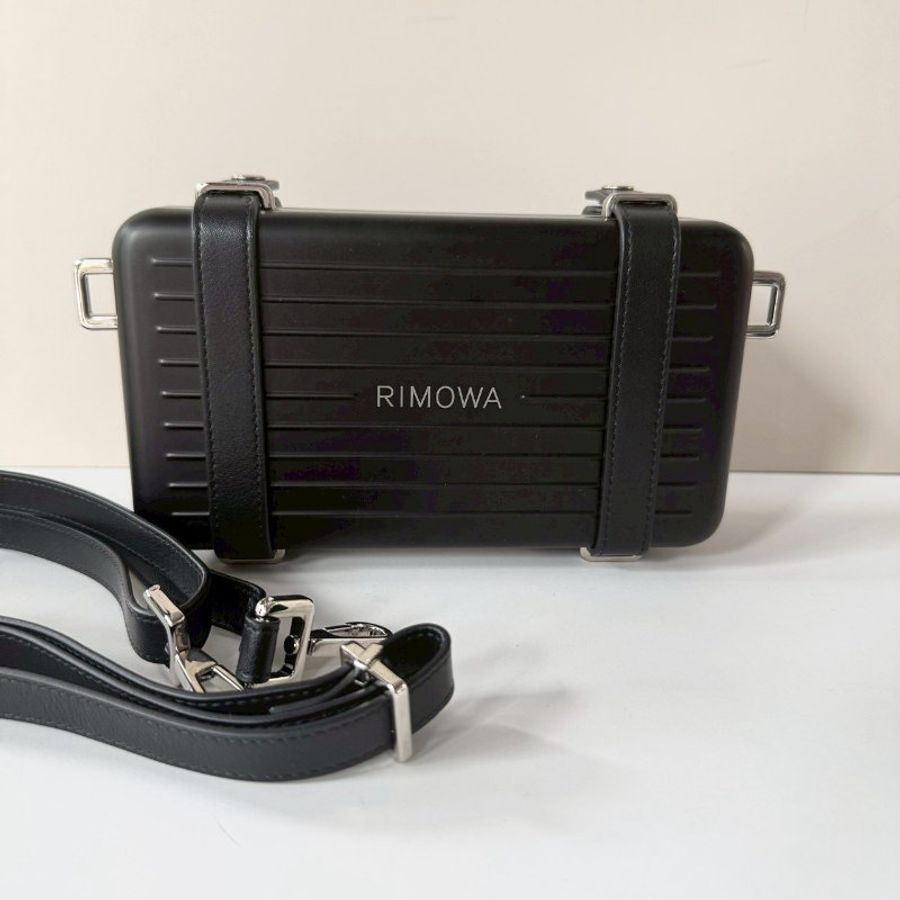 DIOR x RIMOWA 聯名 絕版 限量 黑色 鋁合金 手拿 斜背 行李箱包-2