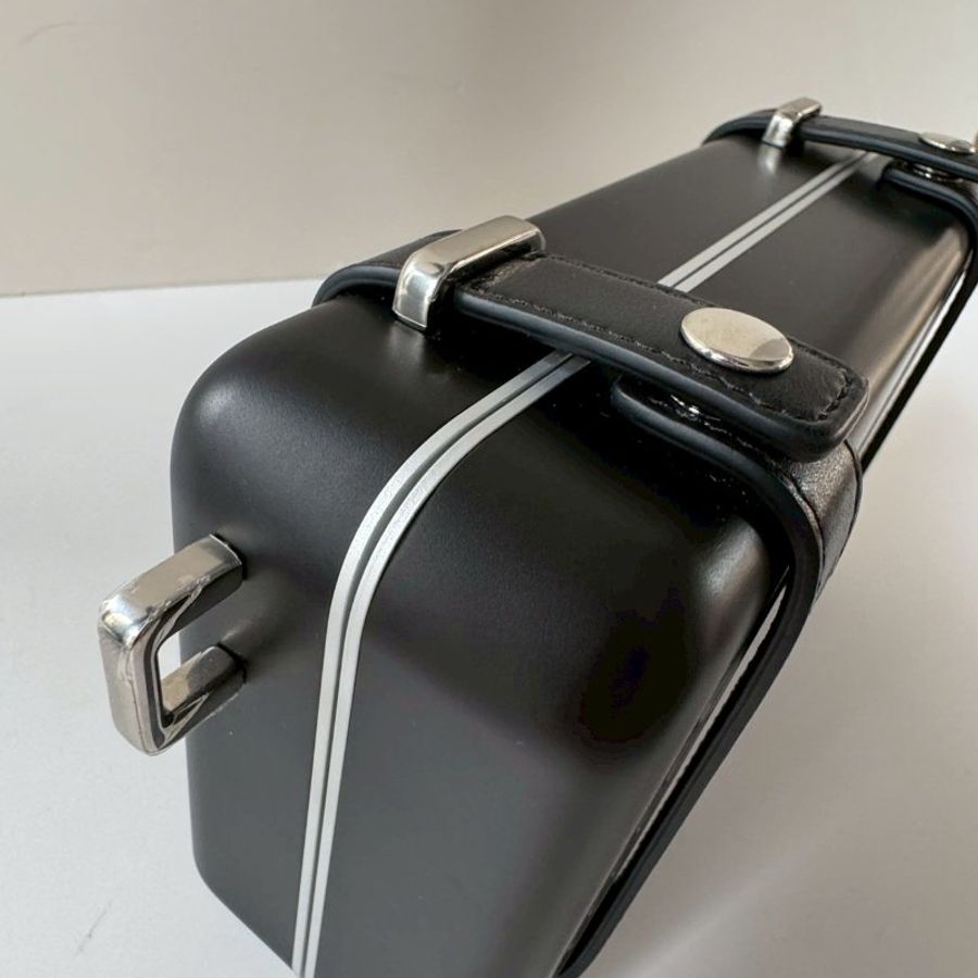 DIOR x RIMOWA 聯名 絕版 限量 黑色 鋁合金 手拿 斜背 行李箱包-6