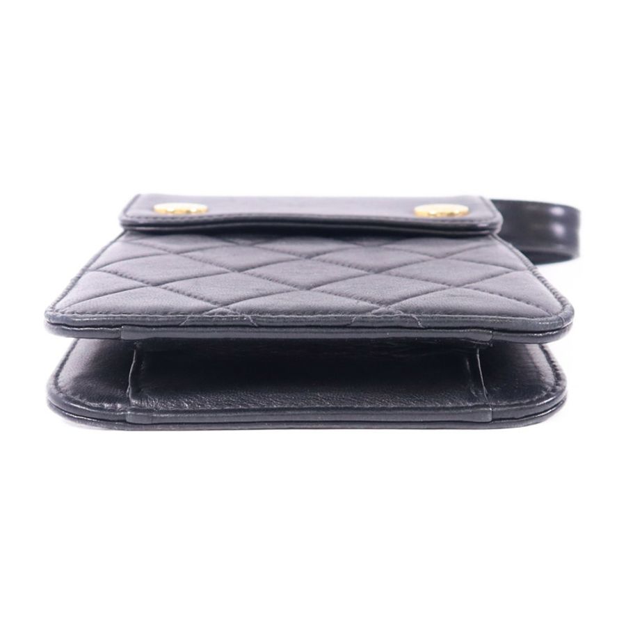 CHANEL 羊皮皮革Waist Bag金扣腰包-3
