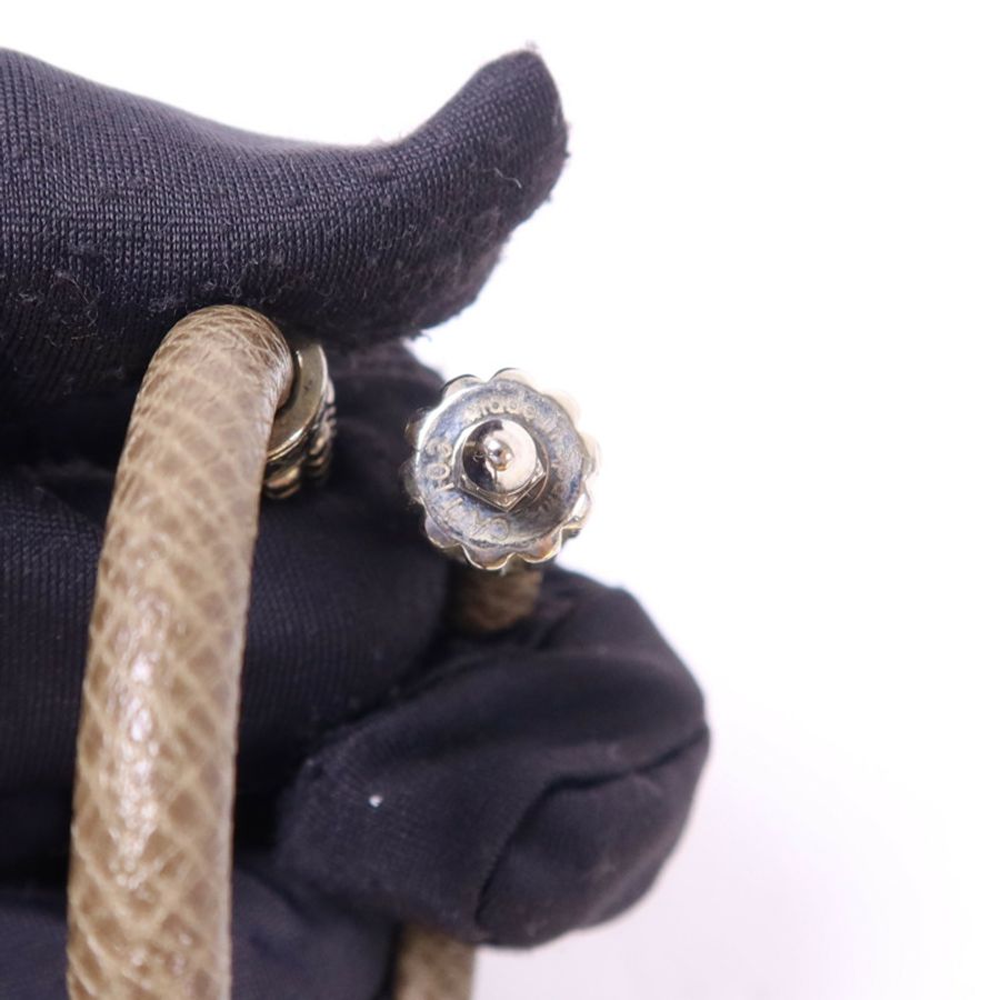 LOUIS VUITTON 皮革/金屬Digit Armband Bangle手鐲-7
