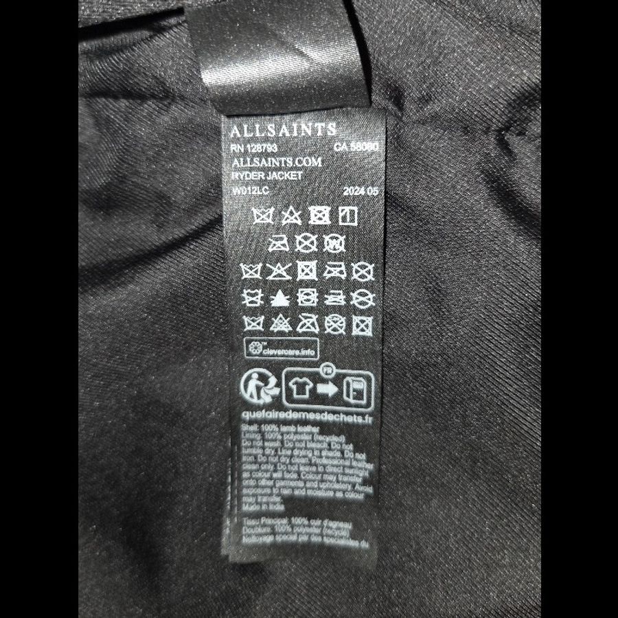 ALLSAINTS RYDER 羊皮皮衣外套-8