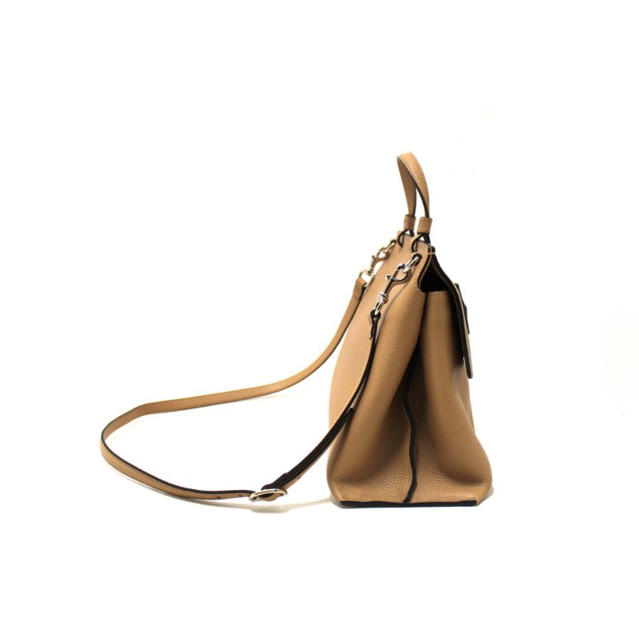 Gucci Bamboo Daily Top Handle Caramel Handbag-4