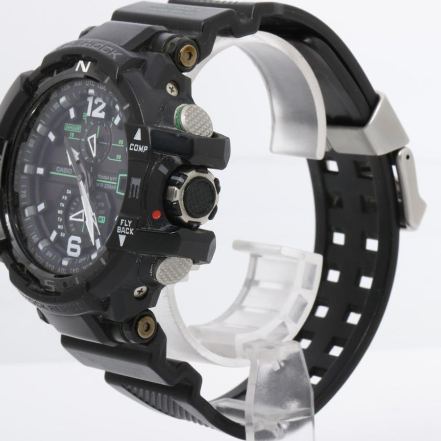 卡西歐 G-SHOCK Master of G Air Gravitymaster GWA11001A3JF 黑色樹脂男士模擬手錶-1
