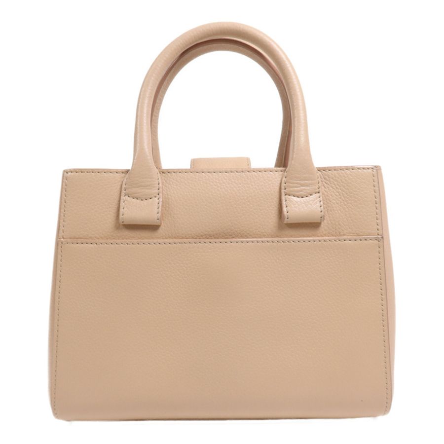 CHANEL 牛皮皮革2 Way Shoulder Bag金扣手挽肩背兩用袋-1
