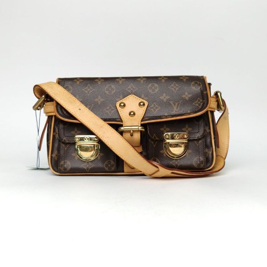 LOUIS VUITTON 老花PVC2005中古曼哈頓單肩包肩背包-0