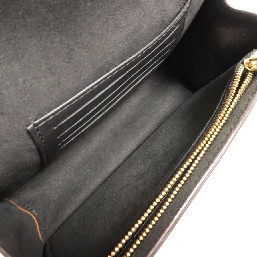 LOUIS VUITTON Monogram Reverse Dauphine金扣肩背袋-9