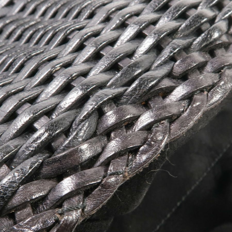 GUCCI 牛皮皮革Chain Shoulder Bag銀扣鏈帶肩背袋-13