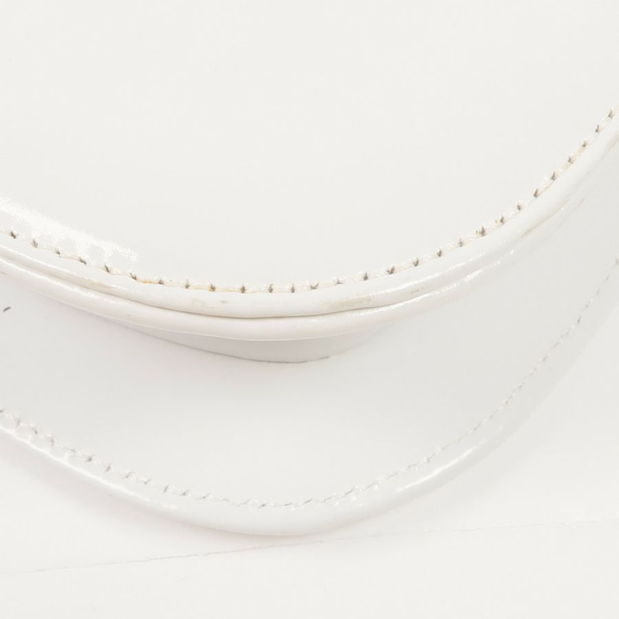 PRADA 漆皮皮革Shoulder Bag銀扣肩背袋-5