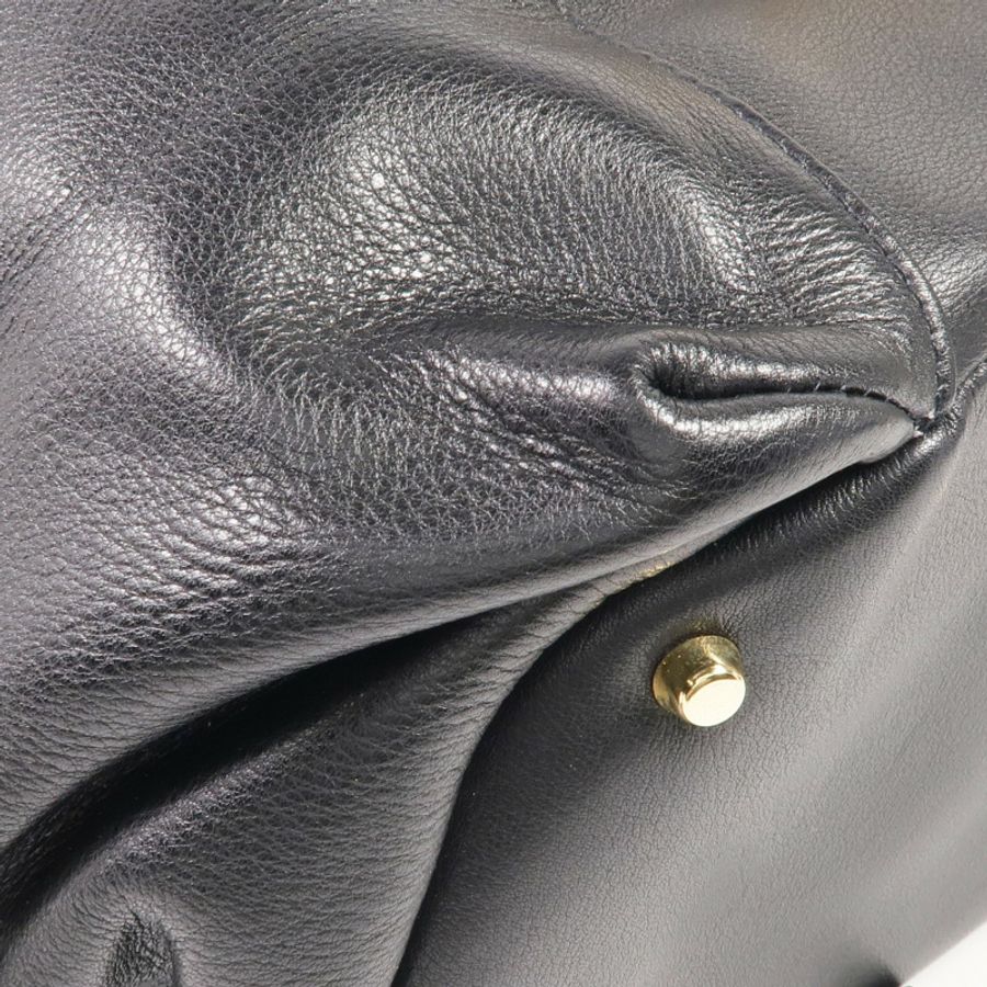 VERSACE 牛皮皮革Backpack金扣背包-6