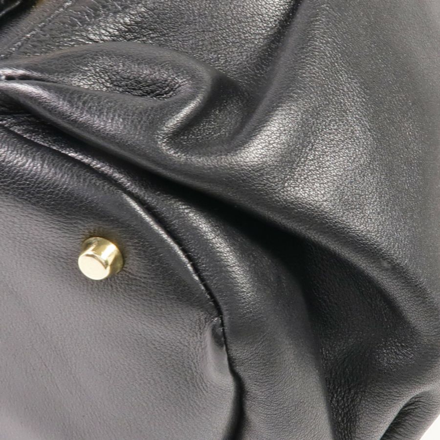 VERSACE 牛皮皮革Backpack金扣背包-7