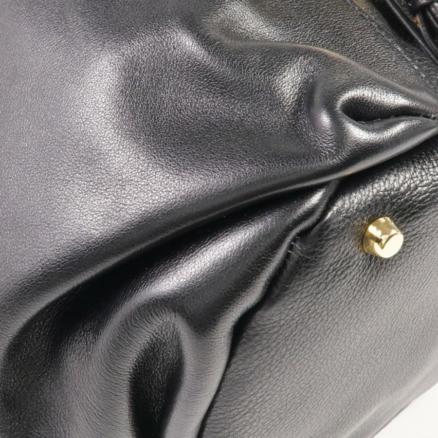 VERSACE 牛皮皮革Backpack金扣背包-8