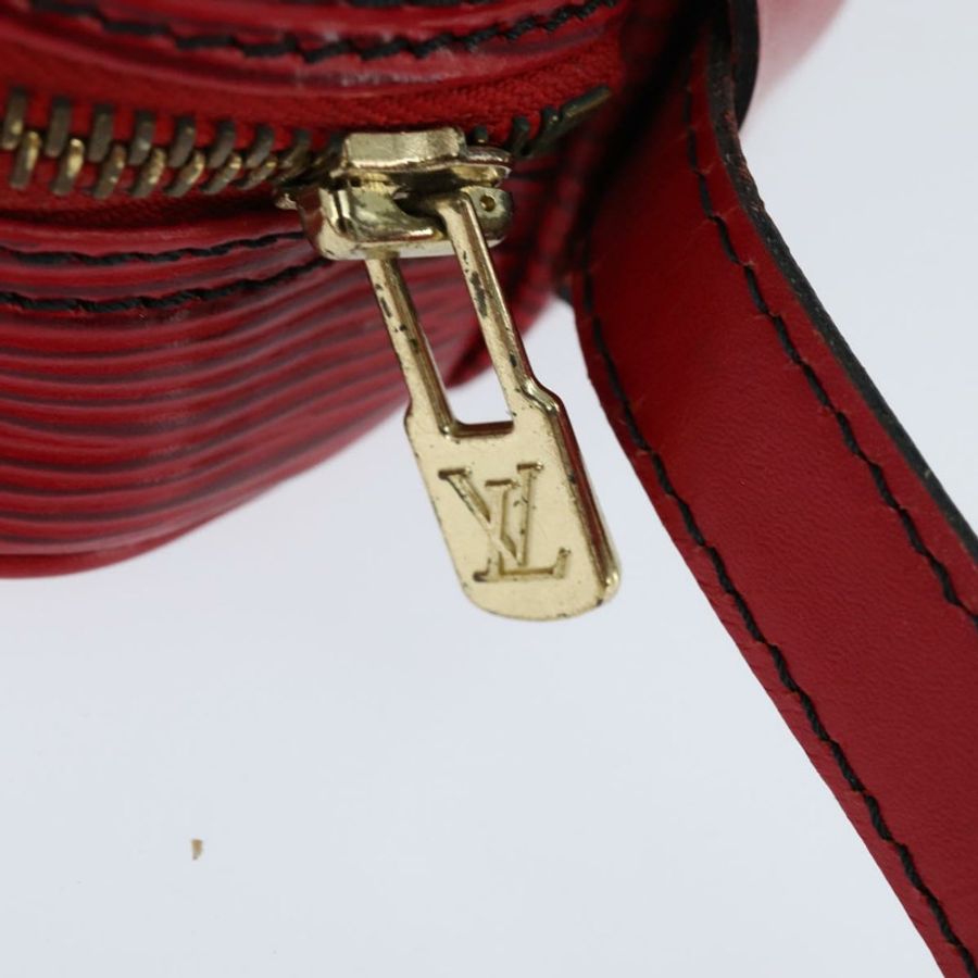 【日本直送】路易威登 Epi Jeune Fille MM 單肩包紅色 M52157 LV 正品 148136-8