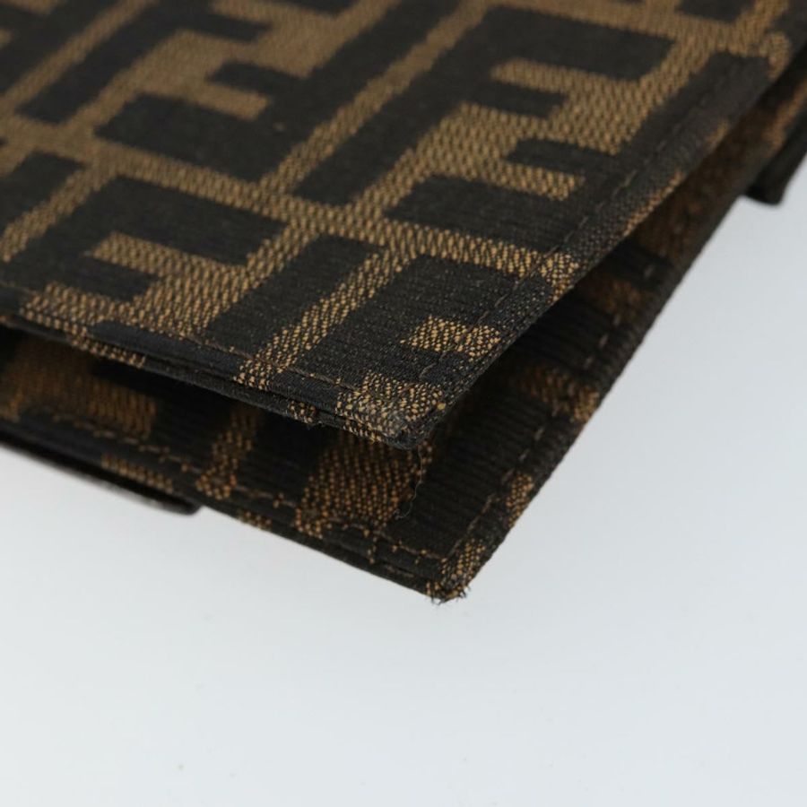 【日本直送】FENDI Zucca帆布Mamma Baguette單肩包 黑色 棕色 銀色 正品 148188-15