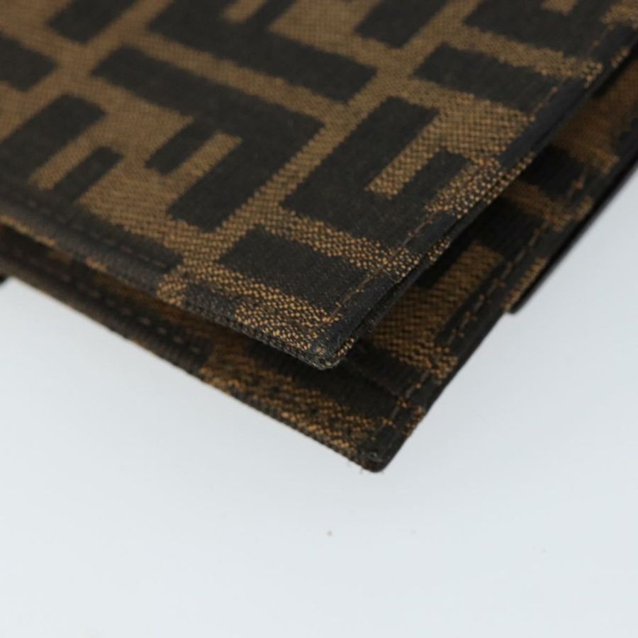 【日本直送】FENDI Zucca帆布Mamma Baguette單肩包 黑色 棕色 銀色 正品 148188-16