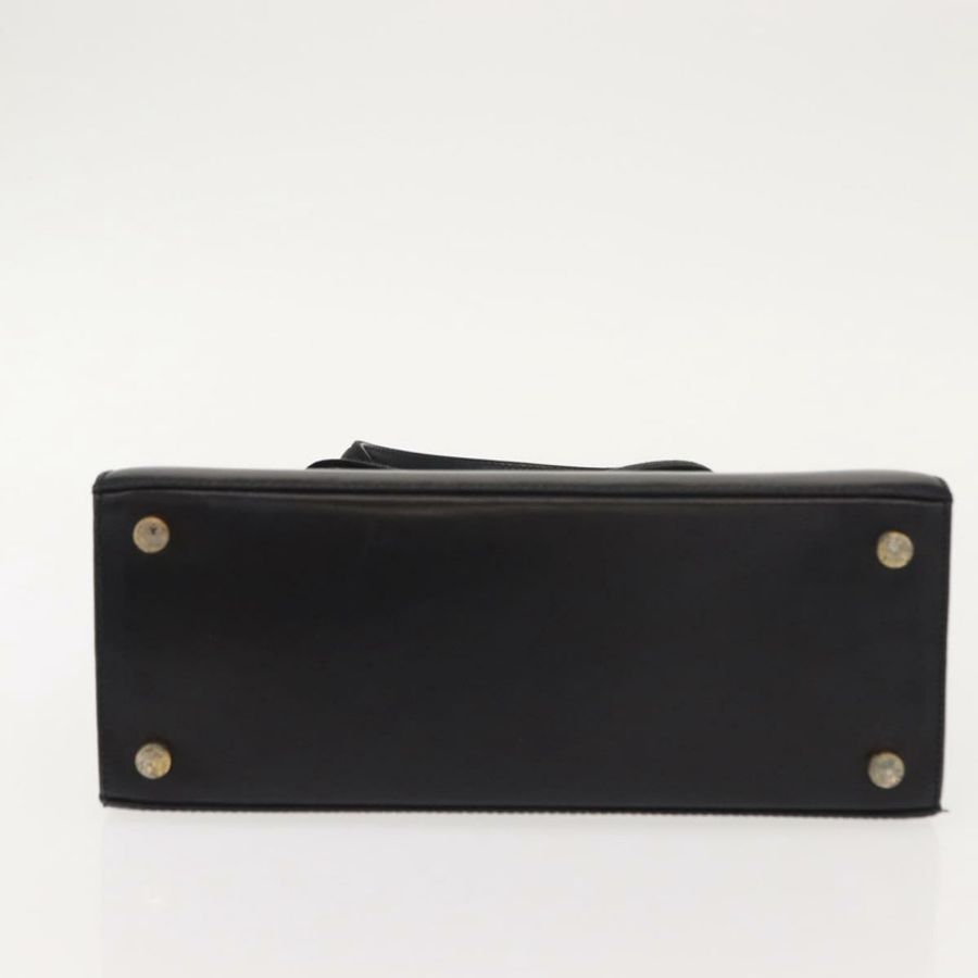 【日本直送】Salvatore Ferragamo Vala 手提包 皮革 黑色 金色 正品 148890-4