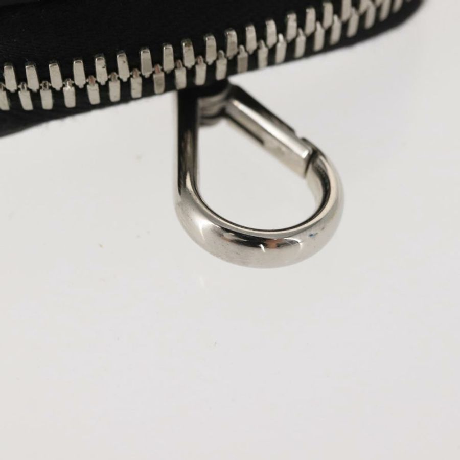 【日本直送】PRADA 漆皮銀色手拿包 Auth 150318-6