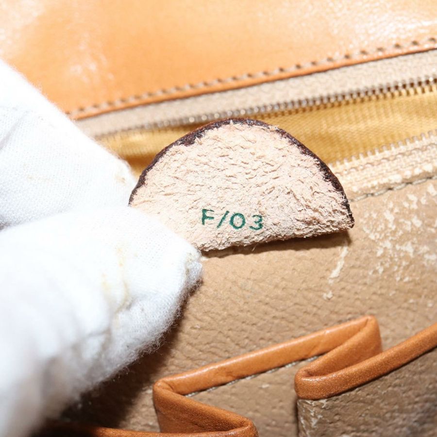 【日本直送】CELINE Macadam帆布手提包 PVC皮革 2way Brown Gold Auth 150512-11