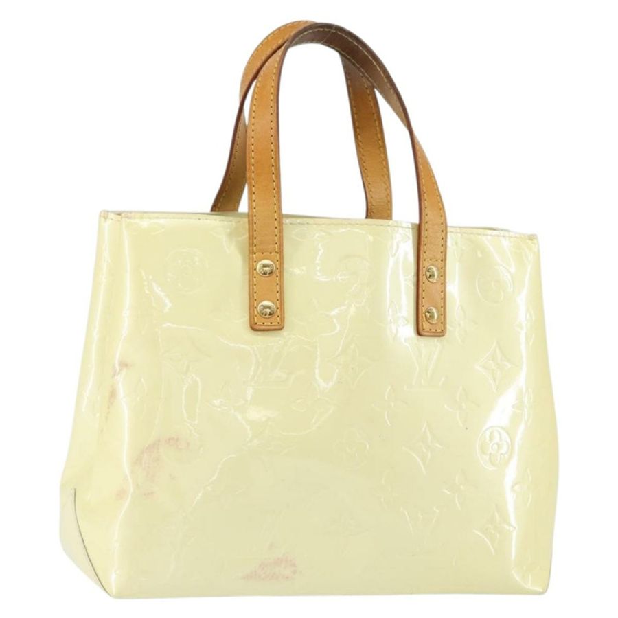 【日本直送】路易威登 Monogram Vernis Reade PM 手提包 Perle M91336 LV Auth 150707-0