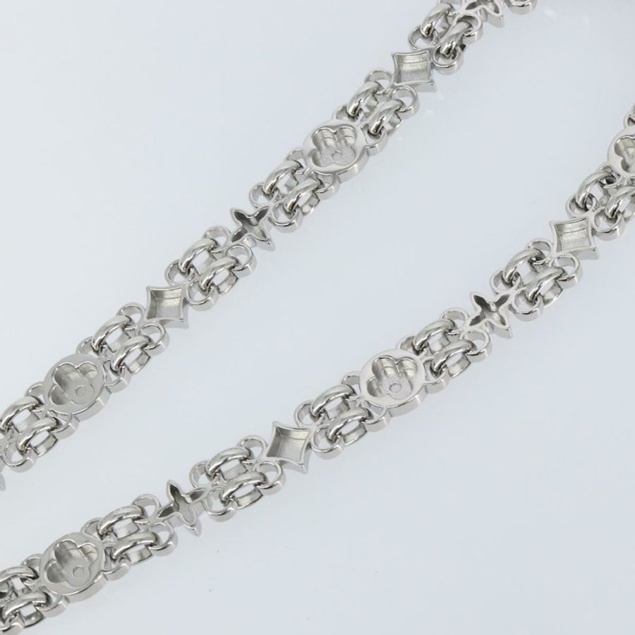 【日本直送】路易威登金屬鏈條肩帶,23.6英寸,銀色,LV正品,貨號150796-7
