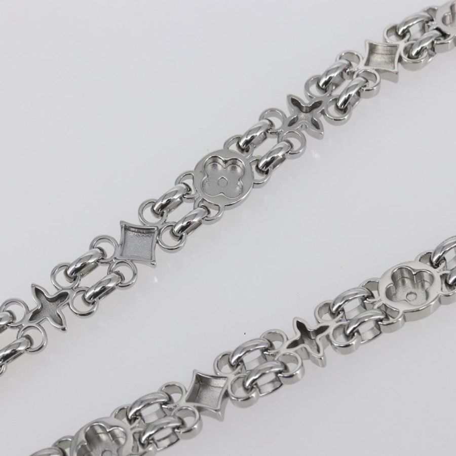 【日本直送】路易威登金屬鏈條肩帶,23.6英寸,銀色,LV正品,貨號150638-7