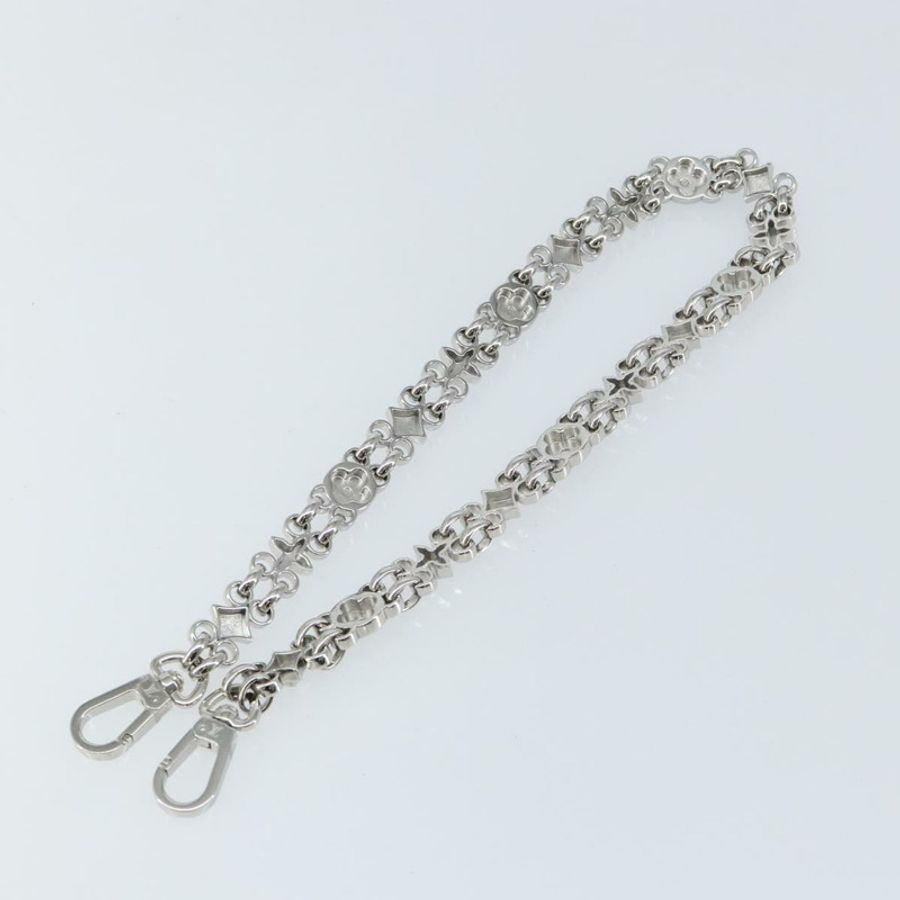 【日本直送】路易威登金屬鏈條肩帶，23.2英寸，銀色，LV正品，貨號150649-5