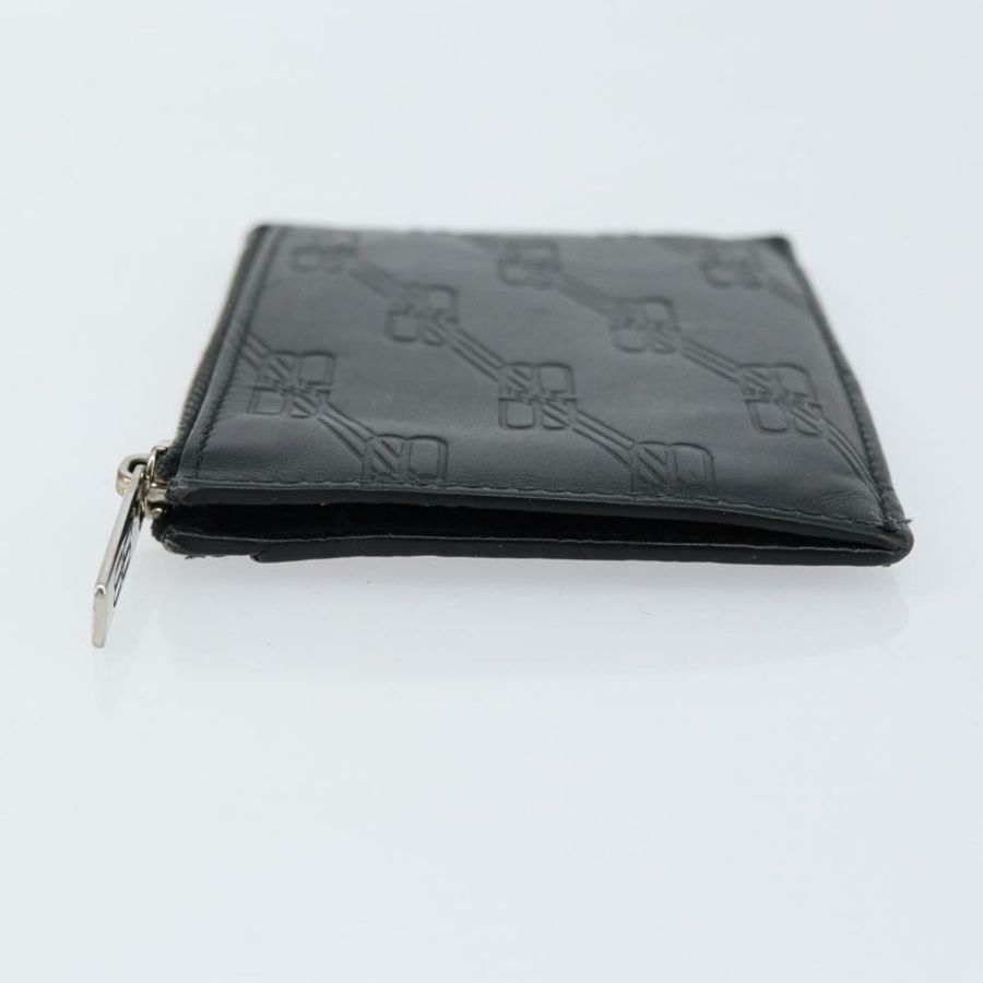 【日本直送】BALENCIAGA 黑色皮革卡包 717784 正品編號 146092-3