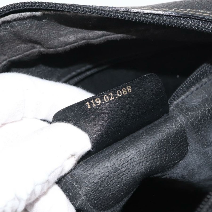 【日本直送】GUCCI GG Supreme Web Sherry Line 手提包 PVC 黑色金色 119 02 088 正品 150341-11