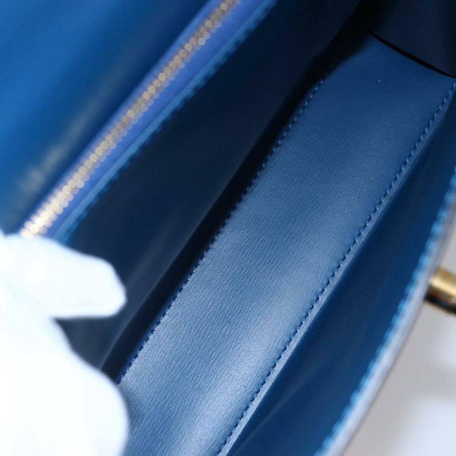【日本直送】路易威登 Epi Malesherbes 手提包藍色 M52375 LV 正品 151090-9