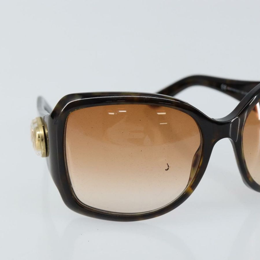 【日本直送】GUCCI 互扣式 G 太陽眼鏡 塑膠 深棕色 Auth am9542-5
