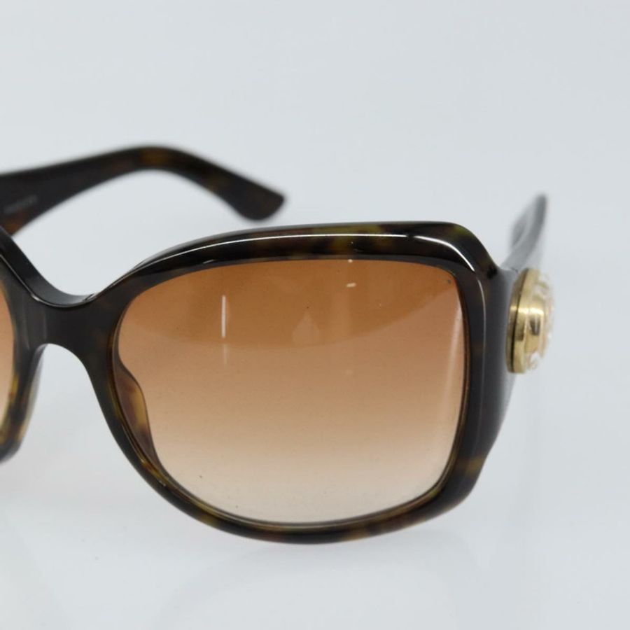 【日本直送】GUCCI 互扣式 G 太陽眼鏡 塑膠 深棕色 Auth am9542-7