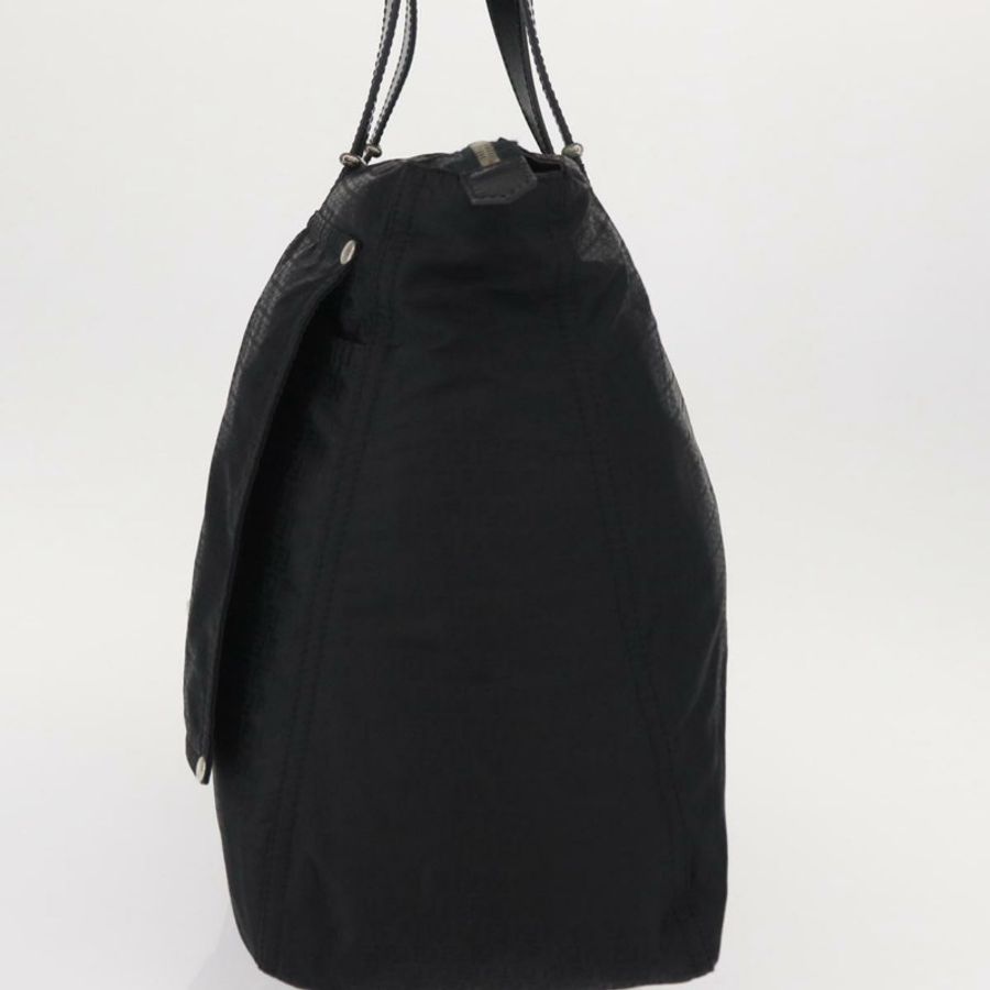 【日本直送】FENDI Zucchino帆布手提包 黑色 銀色 正品 149710-2