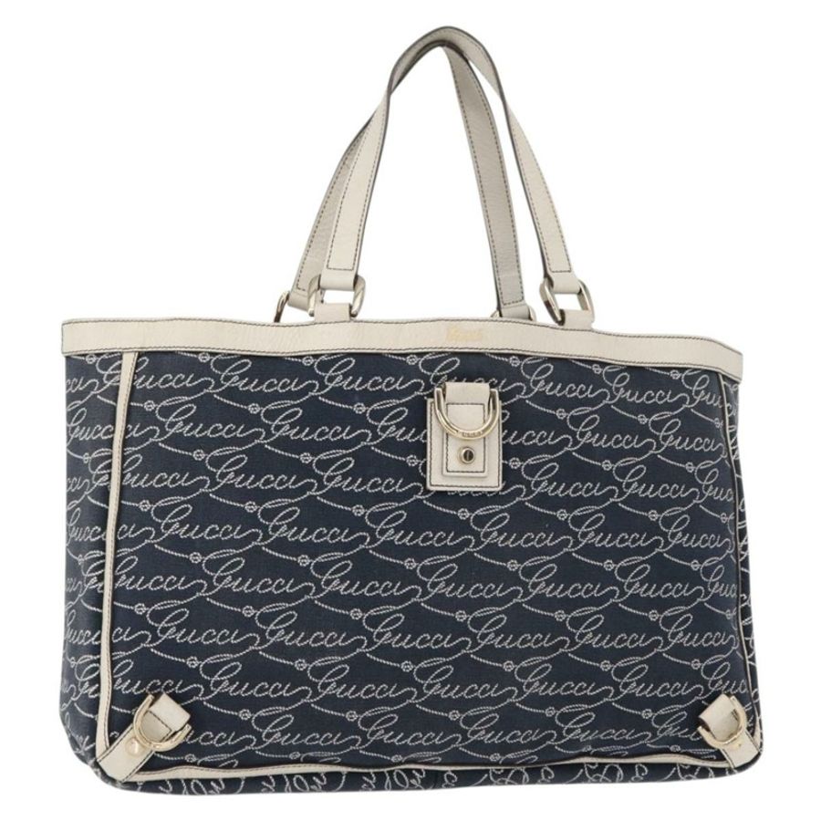【日本直送】GUCCI Abbey 手提包 海軍藍 金色 141472 正品 152573-0