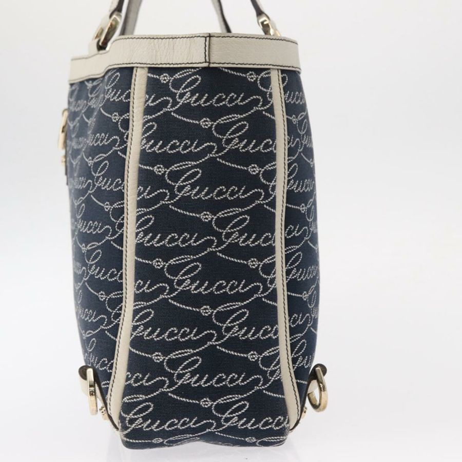【日本直送】GUCCI Abbey 手提包 海軍藍 金色 141472 正品 152573-2