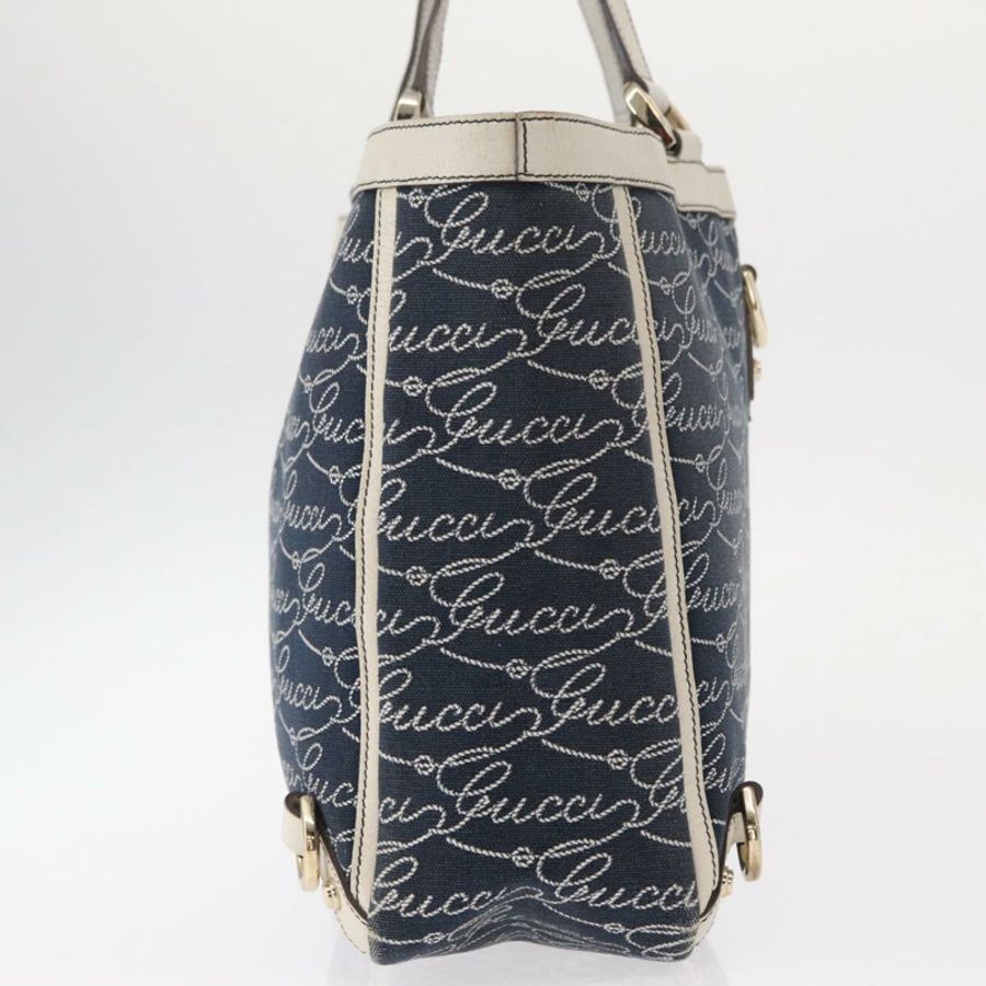 【日本直送】GUCCI Abbey 手提包 海軍藍 金色 141472 正品 152573-3