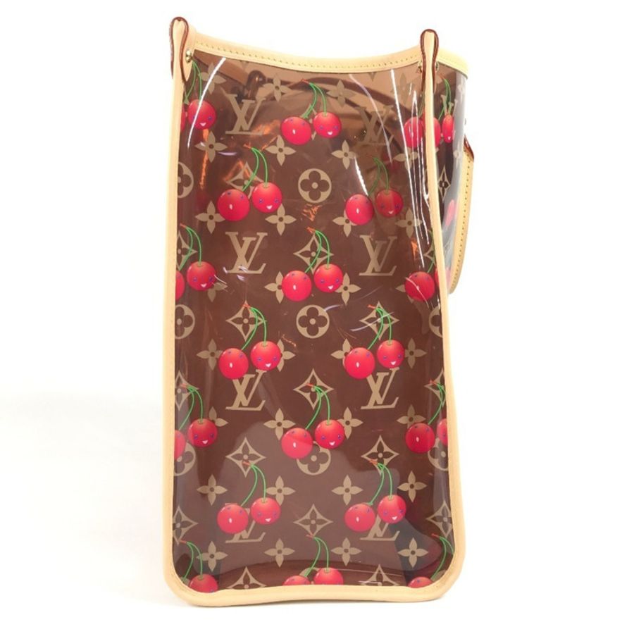 路易威登 M14306 LV x TM Monogram On the Go GM 女士棕色皮革單肩包,由村上隆設計,近全新-3