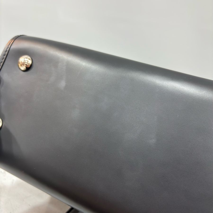 LV M59342 黑色 全皮 水波紋 EPI 肩背包 購物包 拉鍊包 公事包-23