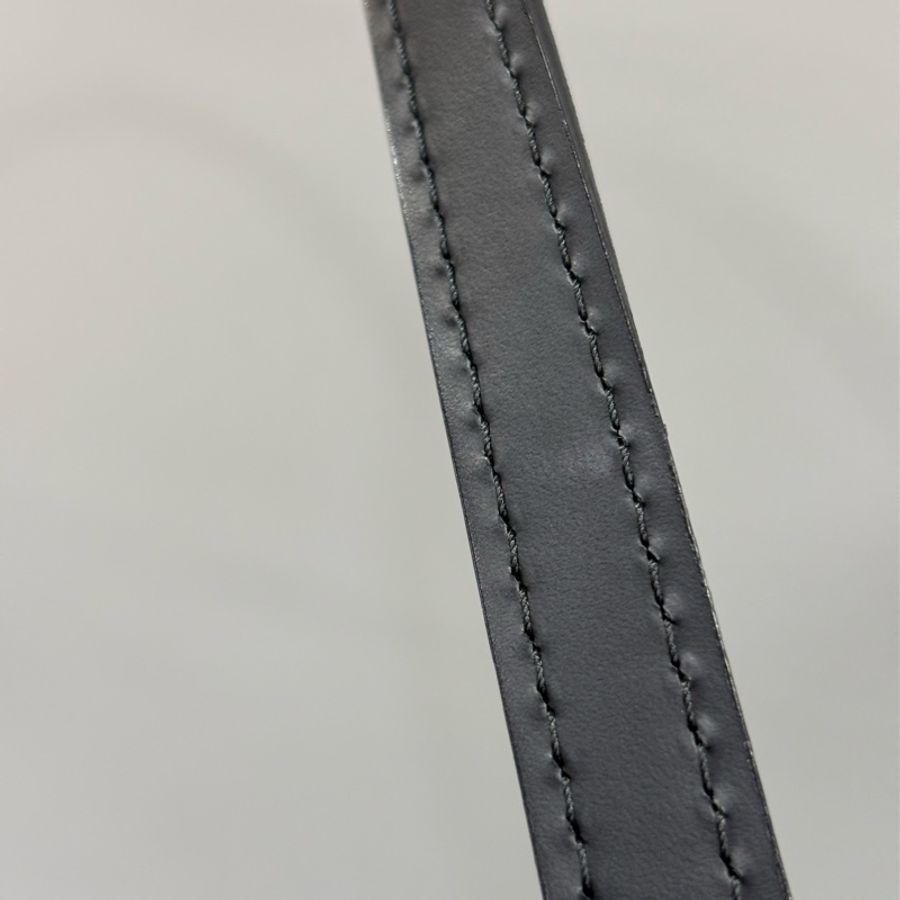 LV M59342 黑色 全皮 水波紋 EPI 肩背包 購物包 拉鍊包 公事包-40