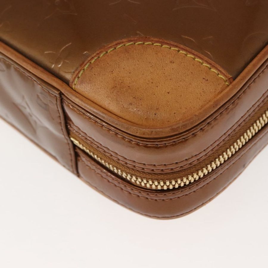 【日本直送】路易威登 Monogram Vernis Van Damme 手提包青銅色 M91125 LV 正品 ep11640-13