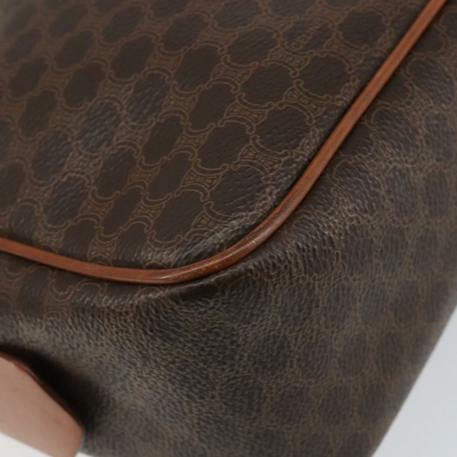 【日本直送】CELINE Macadam帆布手提包 PVC皮革 棕色 金色 正品 bs30599-15