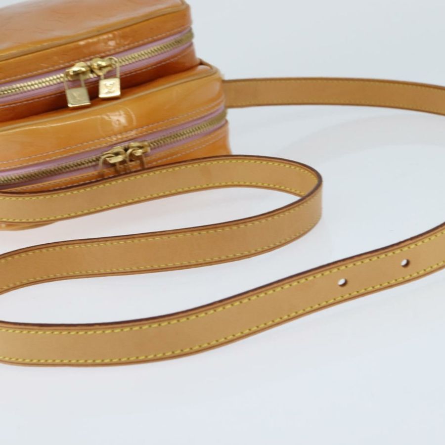 【日本直送】路易威登 Monogram Vernis Wooster 手袋 棉花糖粉紅色 M91037 LV 正品 BA7445-6