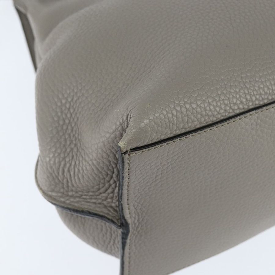 【日本直送】GUCCI 竹節手提包 皮革 兩用 灰色 銀色 392013 正品 BA7471-15