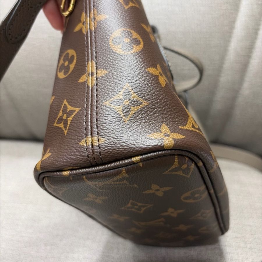 LV neverfull bb 大象灰-7