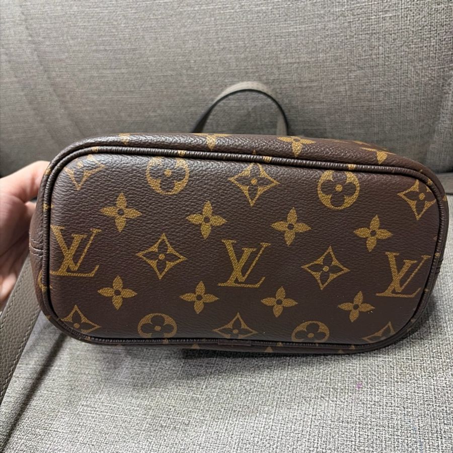 LV neverfull bb 大象灰-8